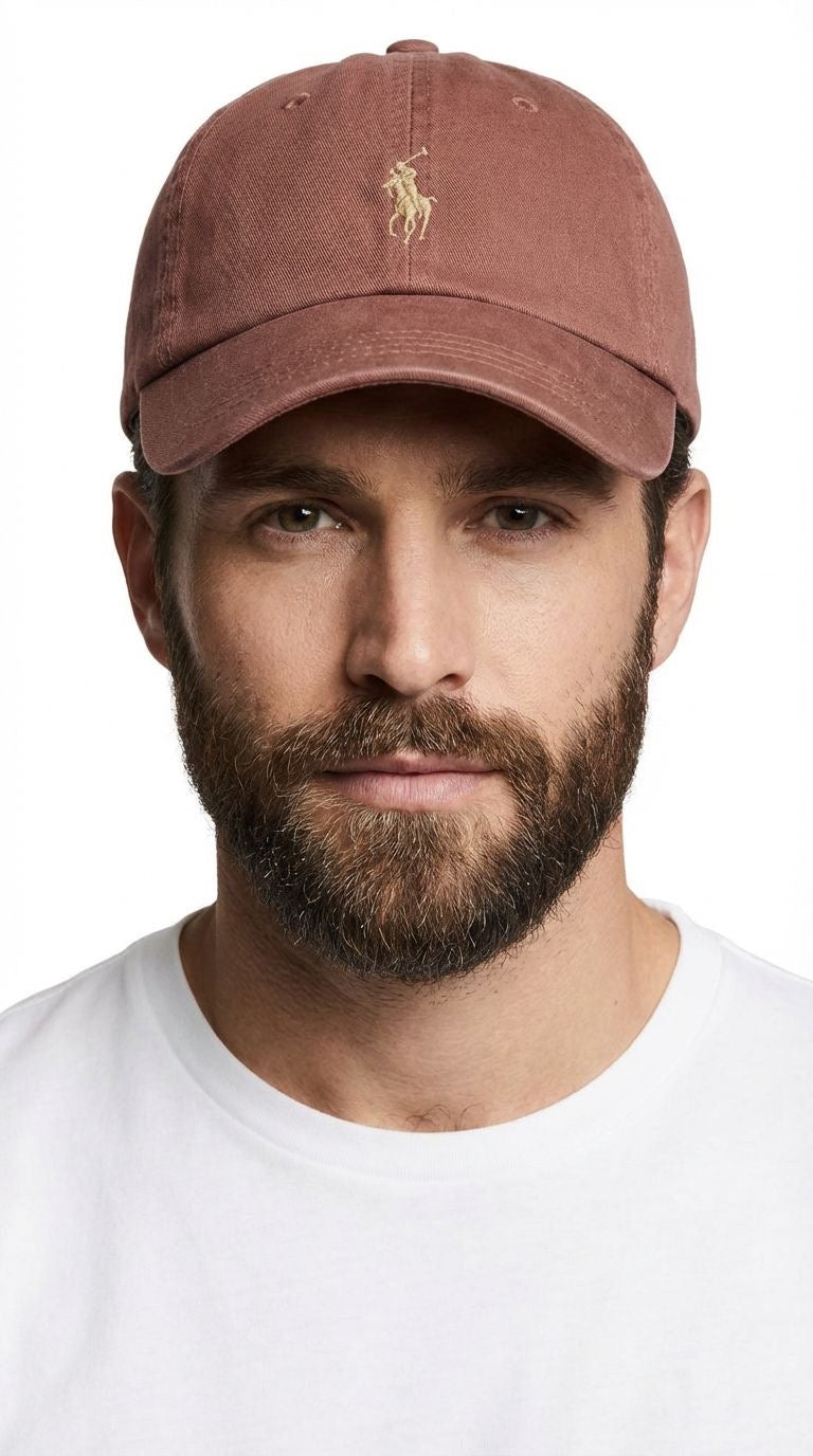 RL Classic Cap - Braun Kleines Pony Khaki