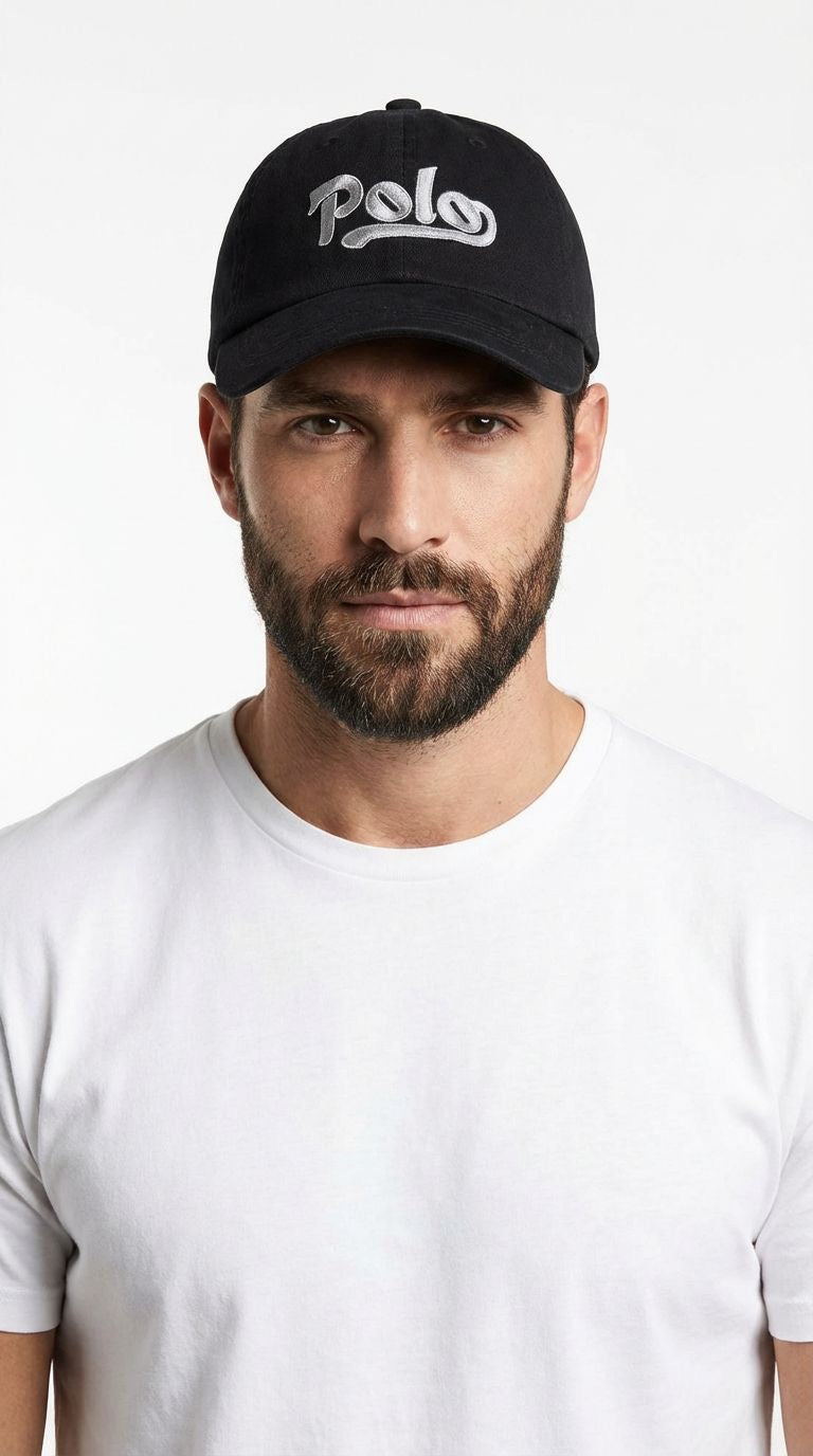 RL Vintage Logo Cap - Schwarz