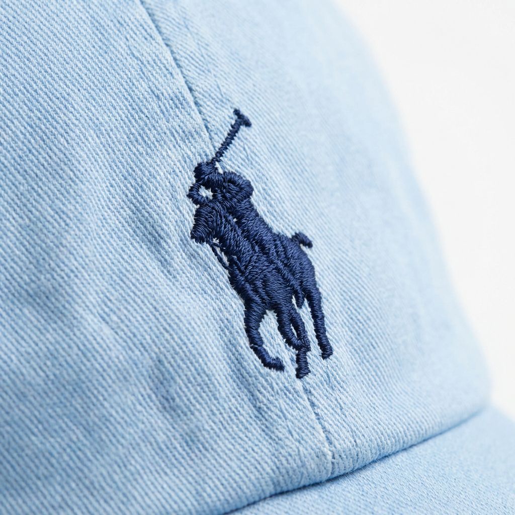RL Classic Cap - Babyblau Klein Pony Kobalt Blau