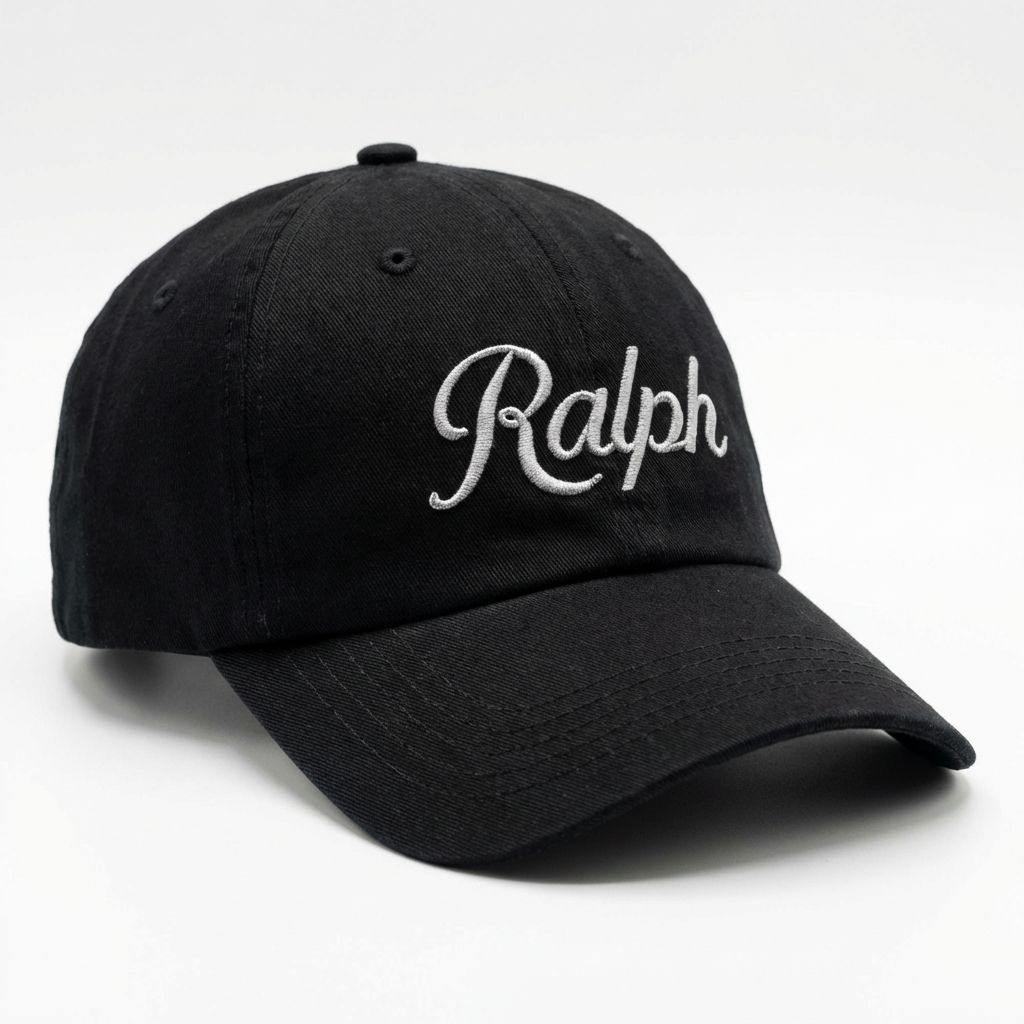 RL Cap Timeless Script - Schwarz