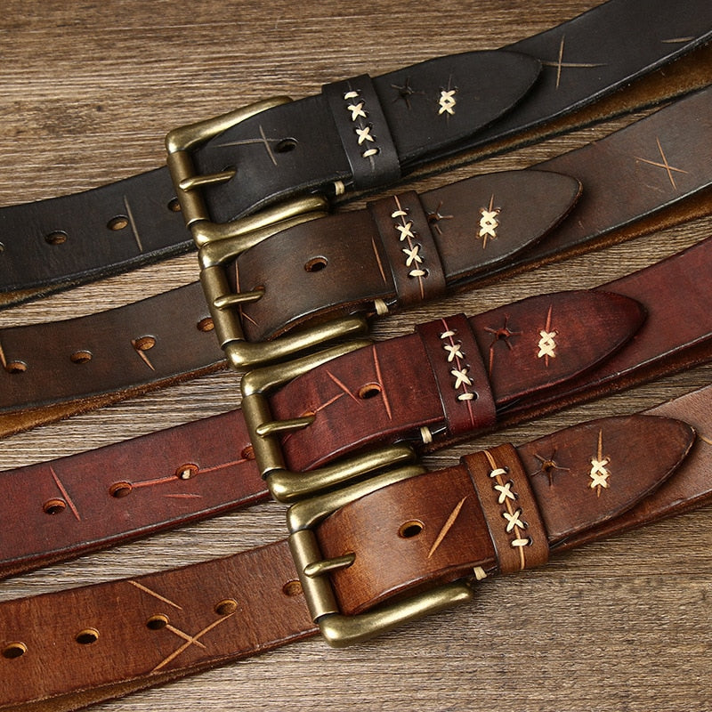Herrenledergürtel Vizzani Vintage