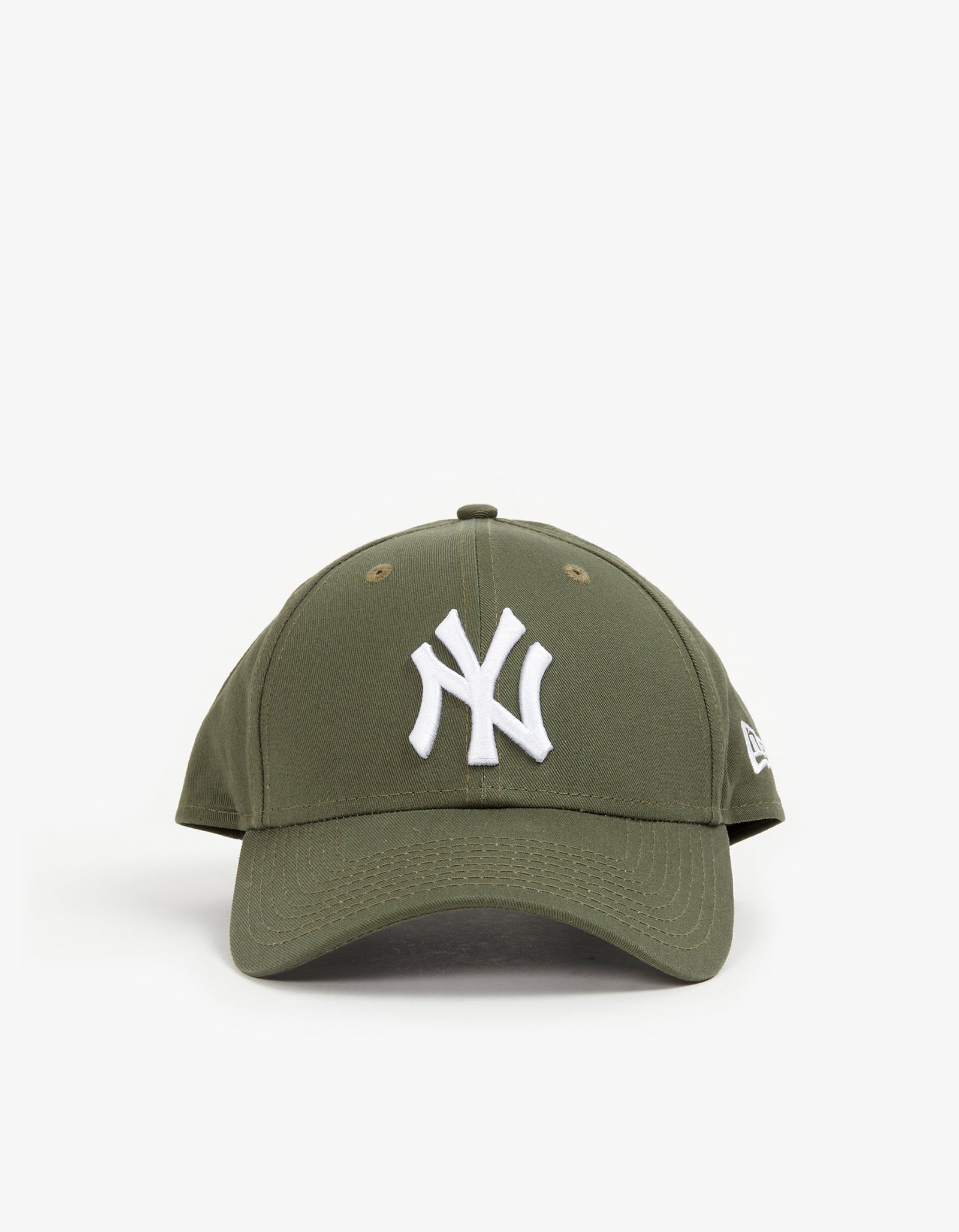 NY Yankees 9FORTY Strapback Cap - Neues Oliv/Weiß