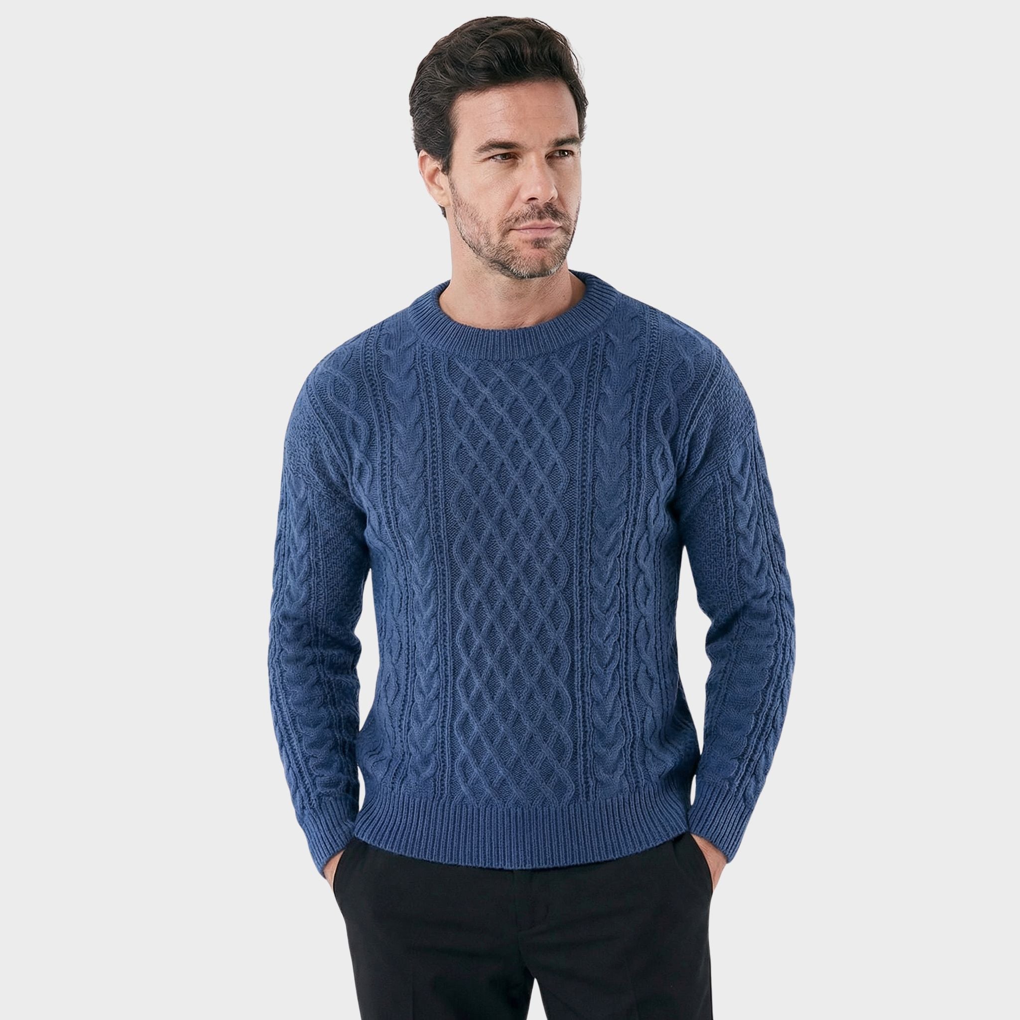 Herrenpullover Noir aus Wolle