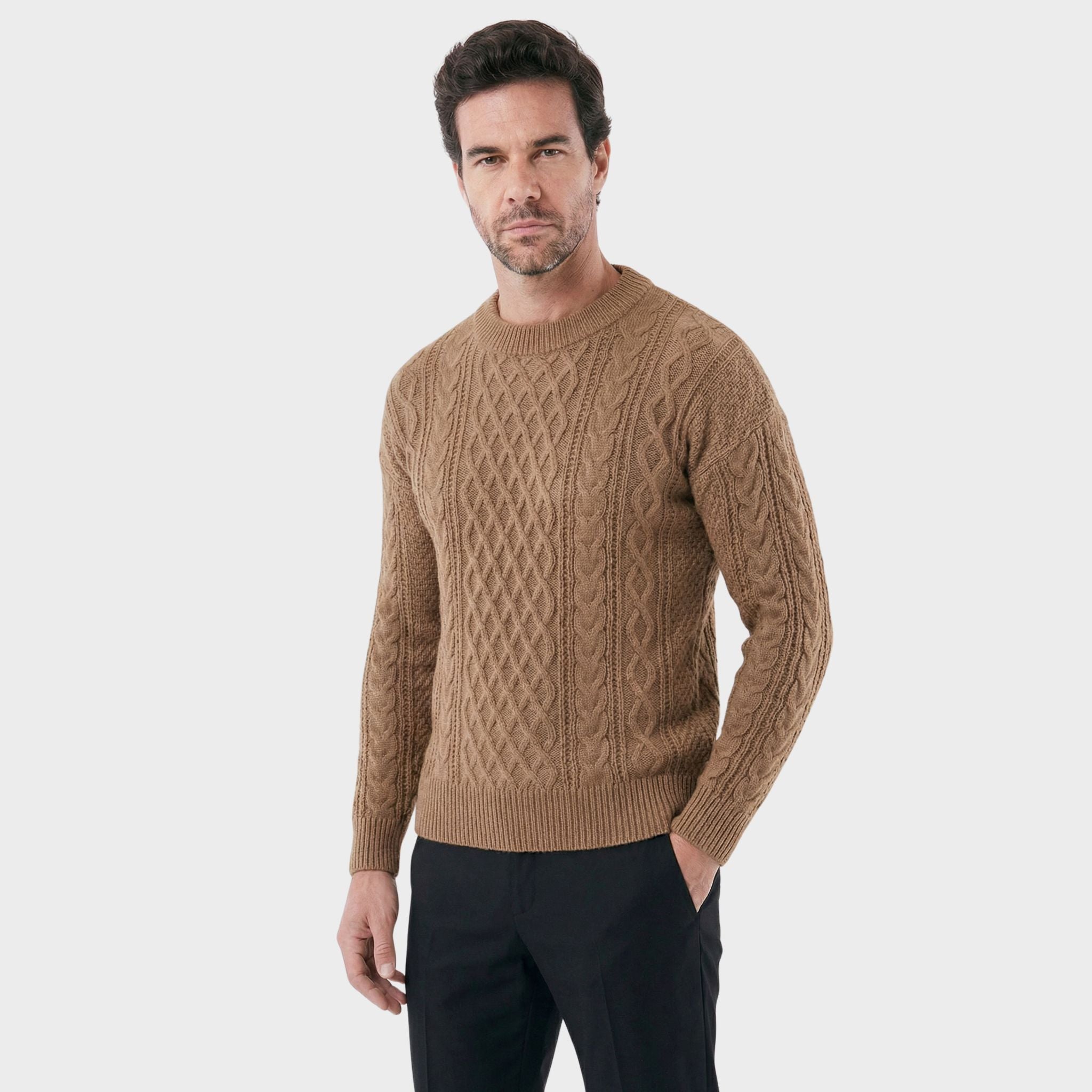 Herrenpullover Noir aus Wolle