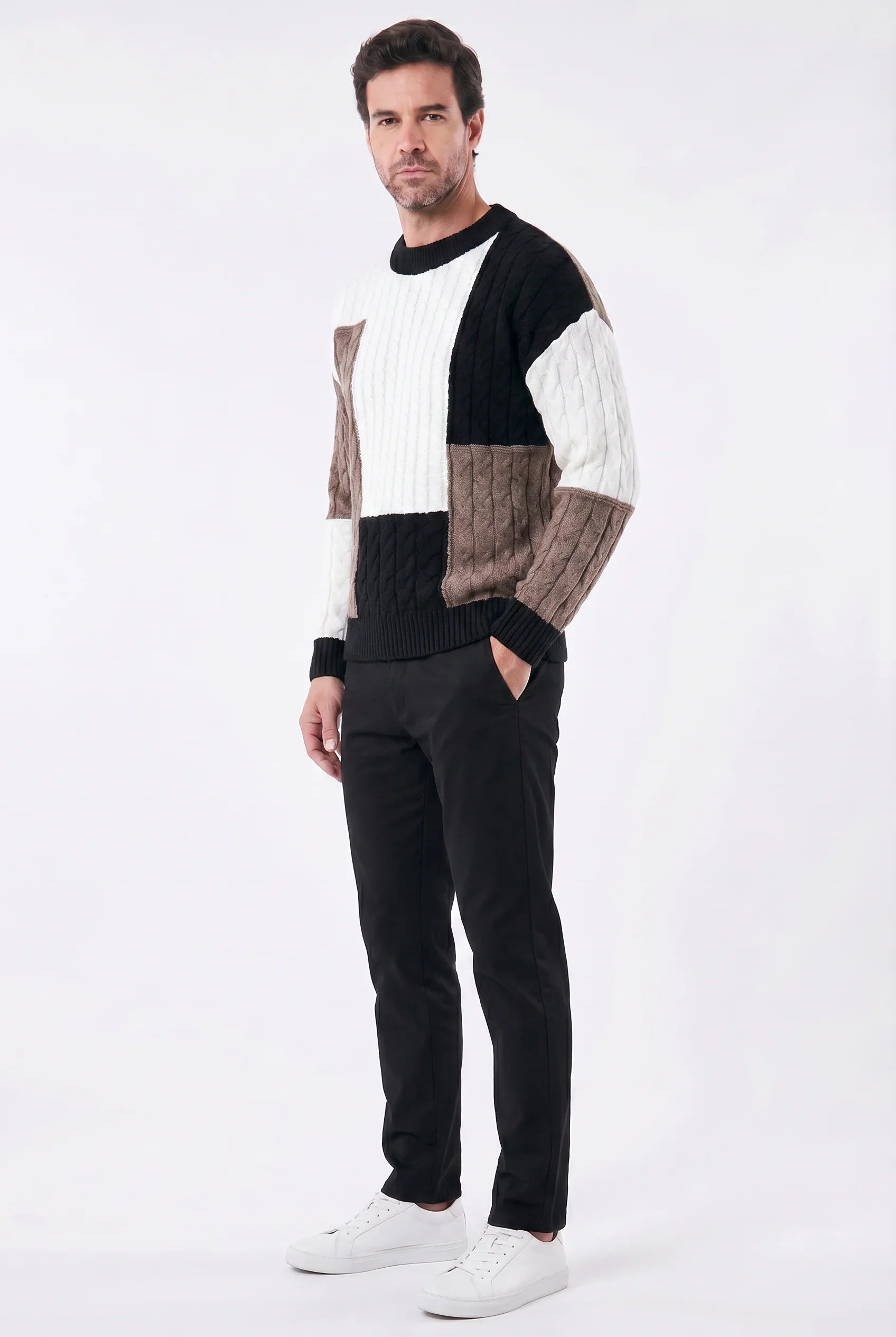 Herren Casual Pullover aus leichtem Strick