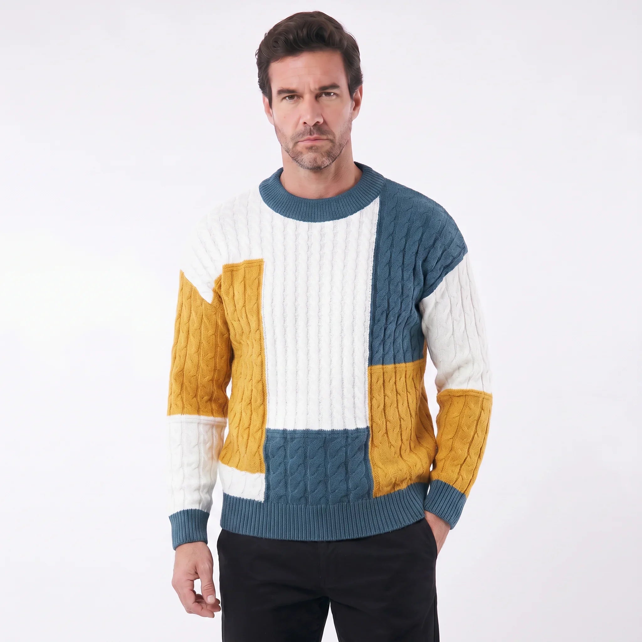 Herren Casual Pullover aus leichtem Strick