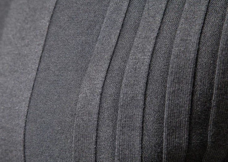 Hochkragen Pullover für Herren mit strukturiertem Schnitt
