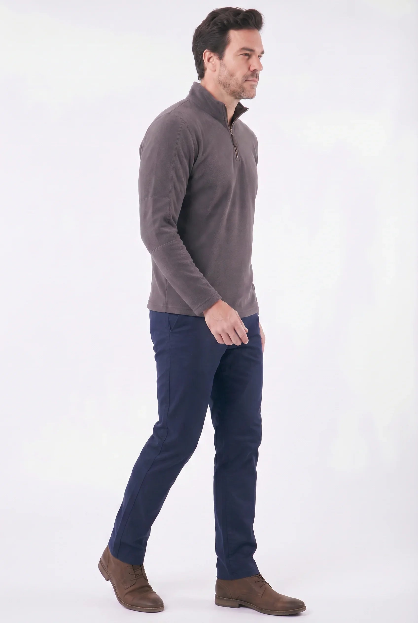 Herrenpullover Quarter-Zip Veron