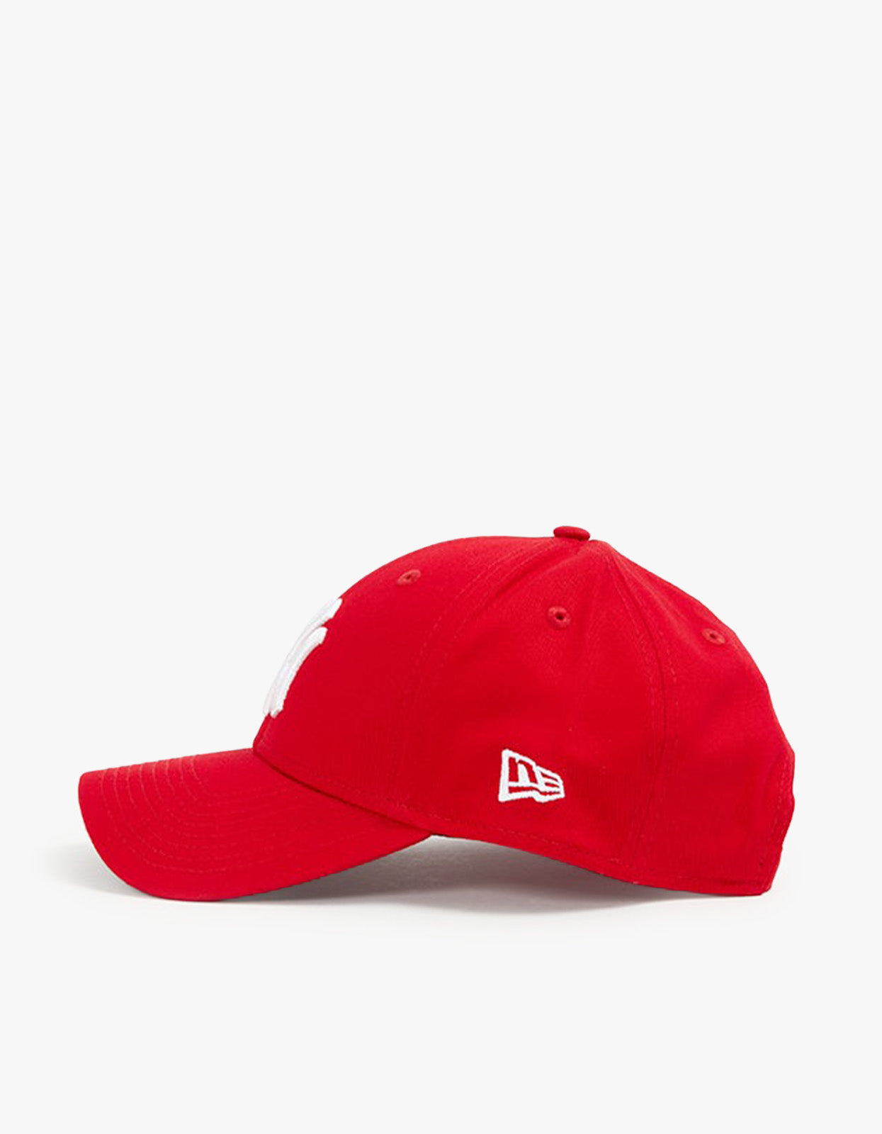 NY Yankees 9FORTY Strapback Cap - Scharlachrot/Weiß