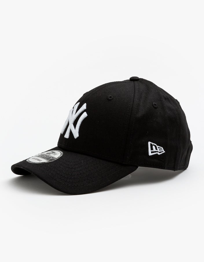 NY Yankees 9FORTY Strapback Cap - Schwarz/Weiß