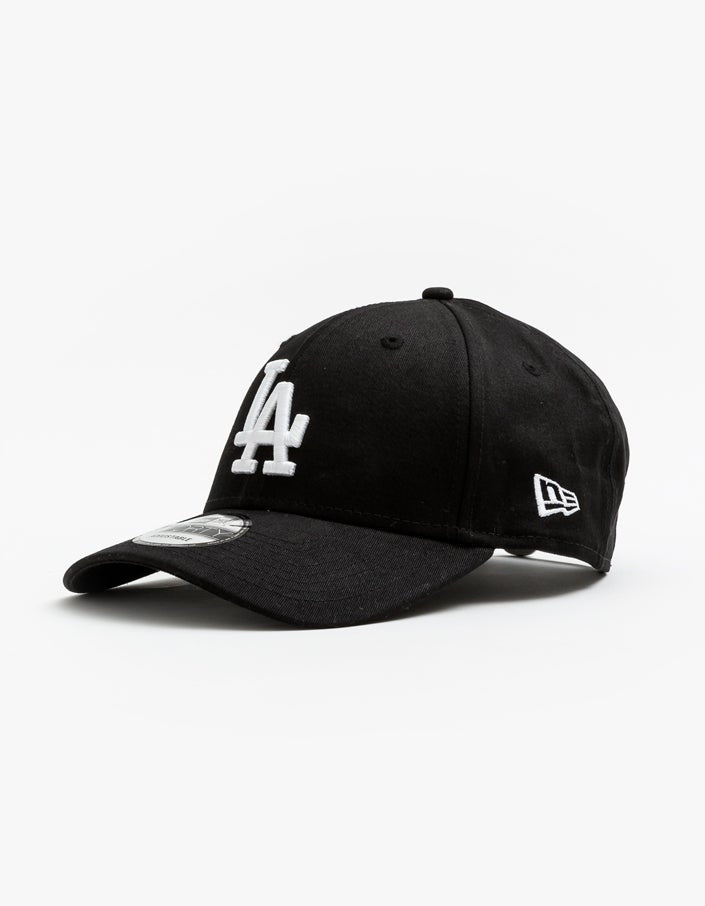 LA Dodgers 9FORTY Strapback Cap - Schwarz/Weiß