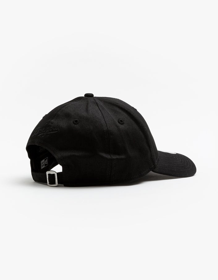 LA Dodgers 9FORTY Strapback Cap - Schwarz/Weiß