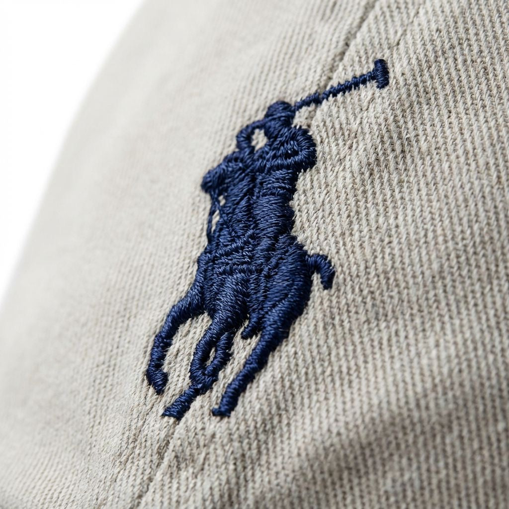 RL Classic Cap - Grau Kleines Pony Schwarz