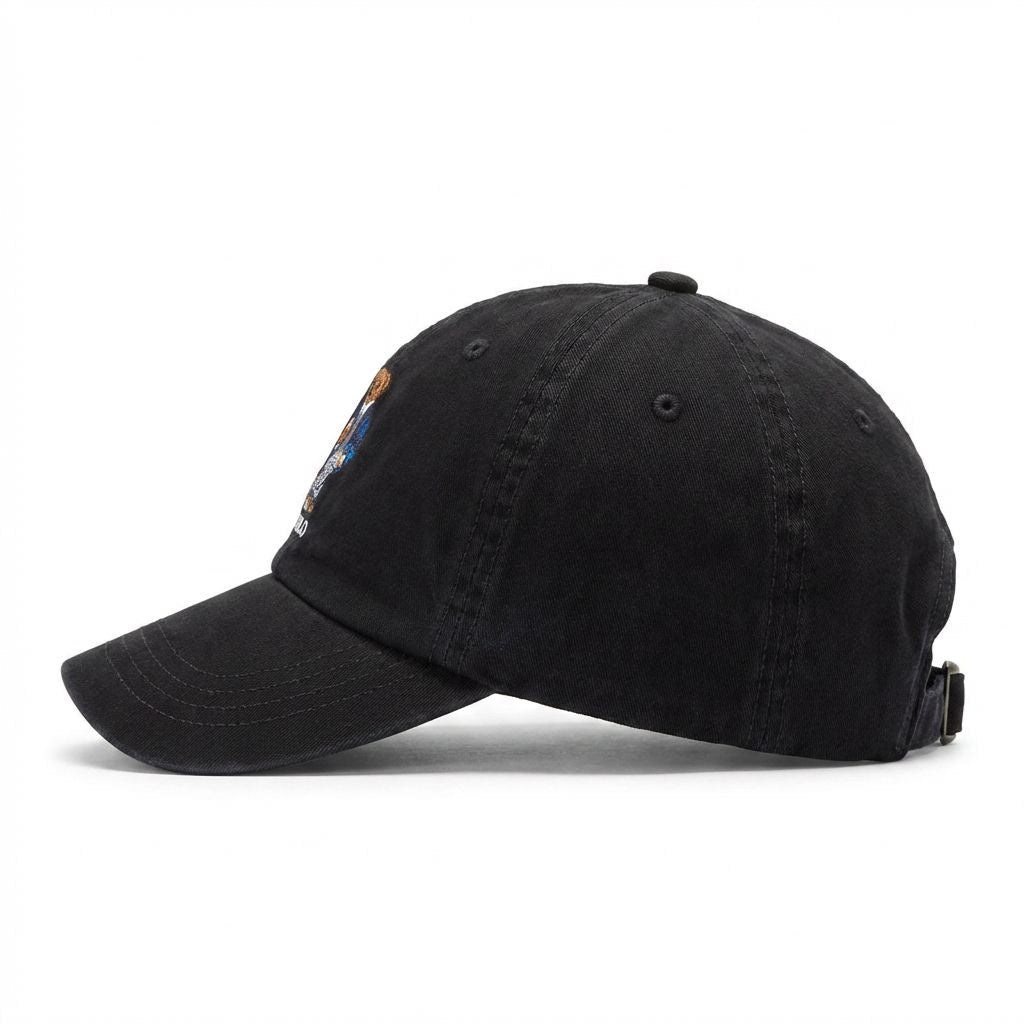 RL Cap Stil Bär - Schwarz