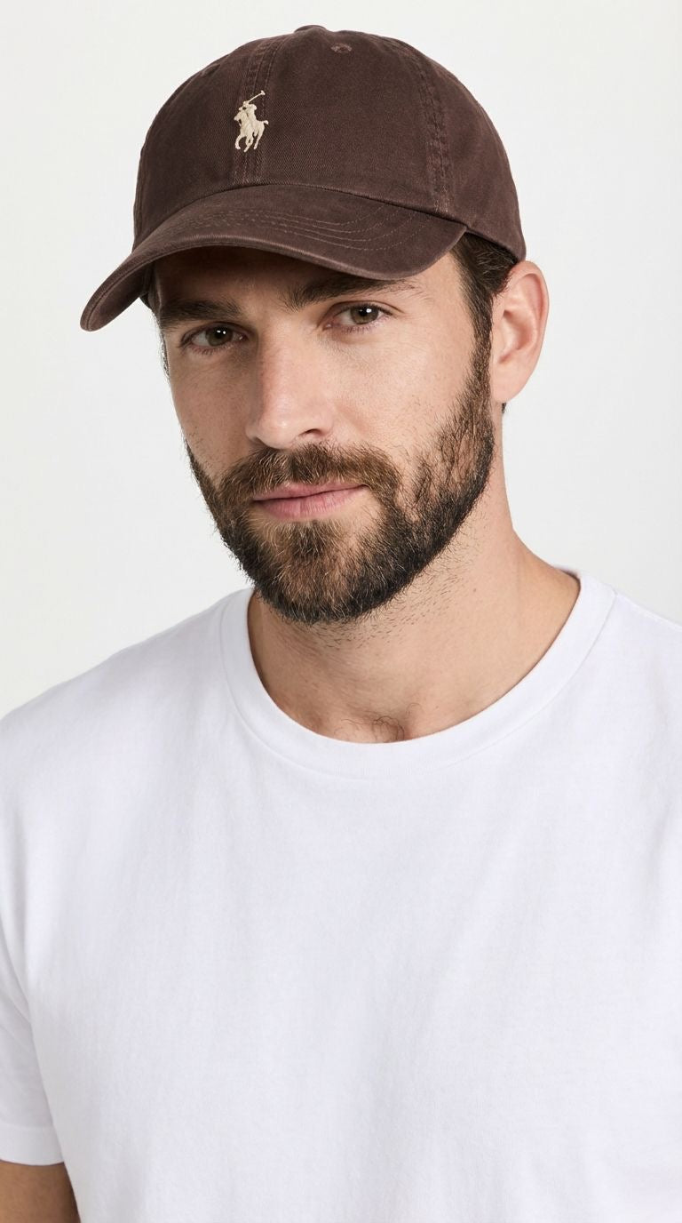 RL Classic Cap - Kaffee Kleines Pony Beige