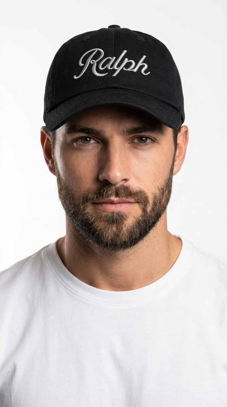 RL Cap Timeless Script - Schwarz