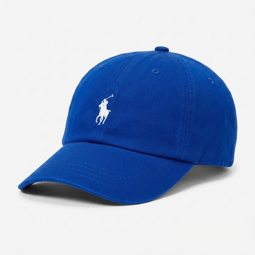 RL Classic Cap - Royalblau Kleines Pony Weiß