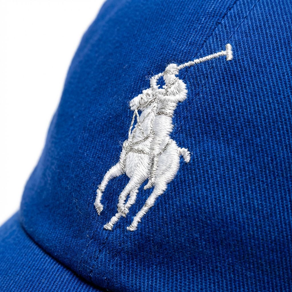 RL Classic Cap - Royalblau Kleines Pony Weiß