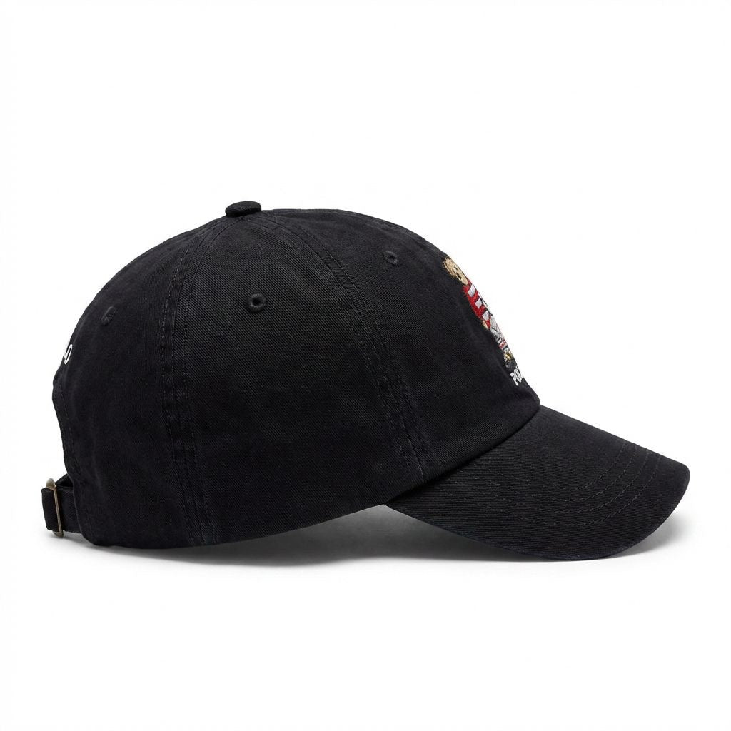 RL Baseballmütze Bär - Schwarz