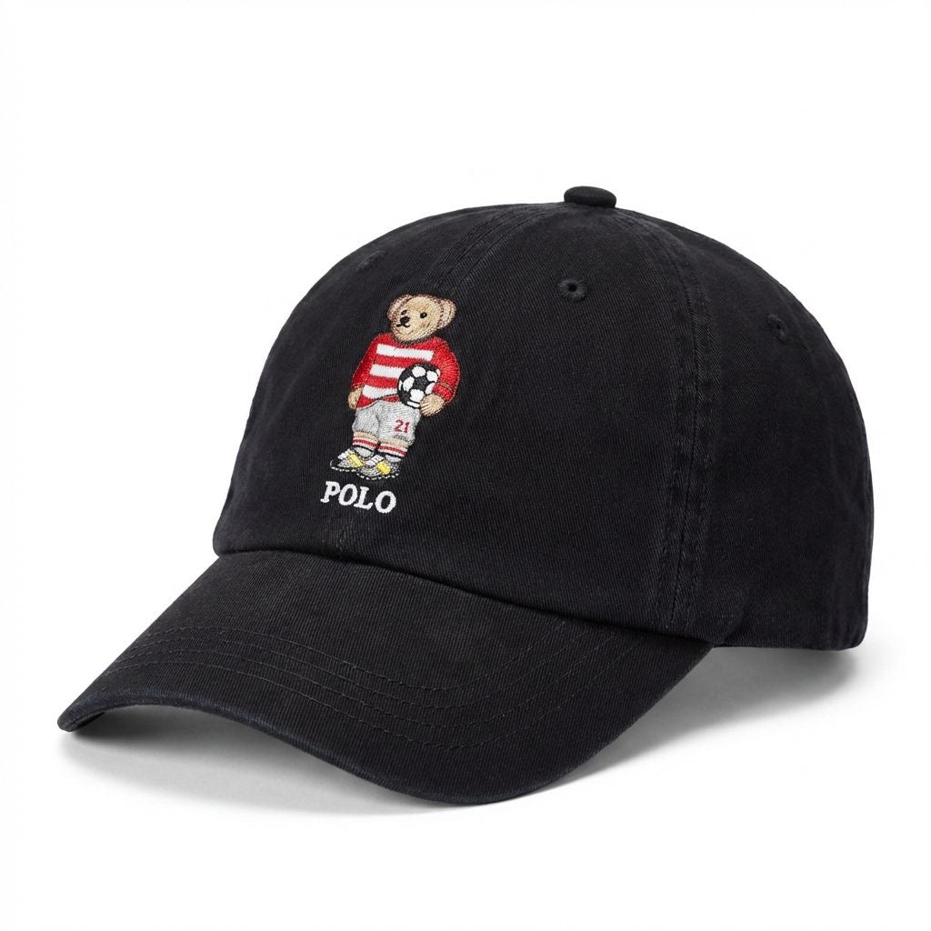 RL Baseballmütze Bär - Schwarz