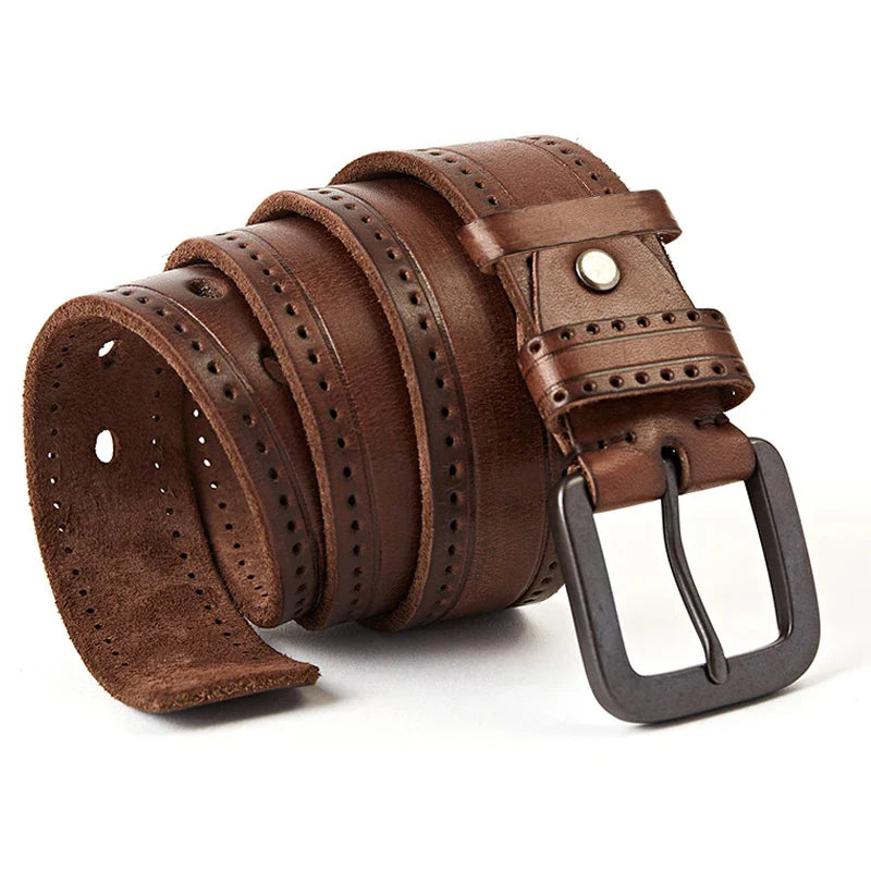Herrenledergürtel Vizzani Vintage Royal