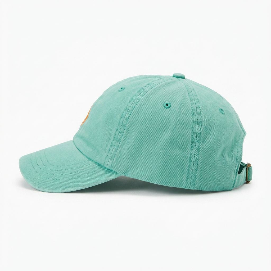 RL Classic Cap - Wassergrün Kleines Pony Orange