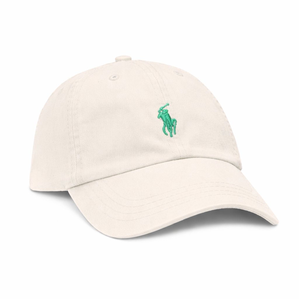 RL Classic Cap - Grau Kleines Pony Grün