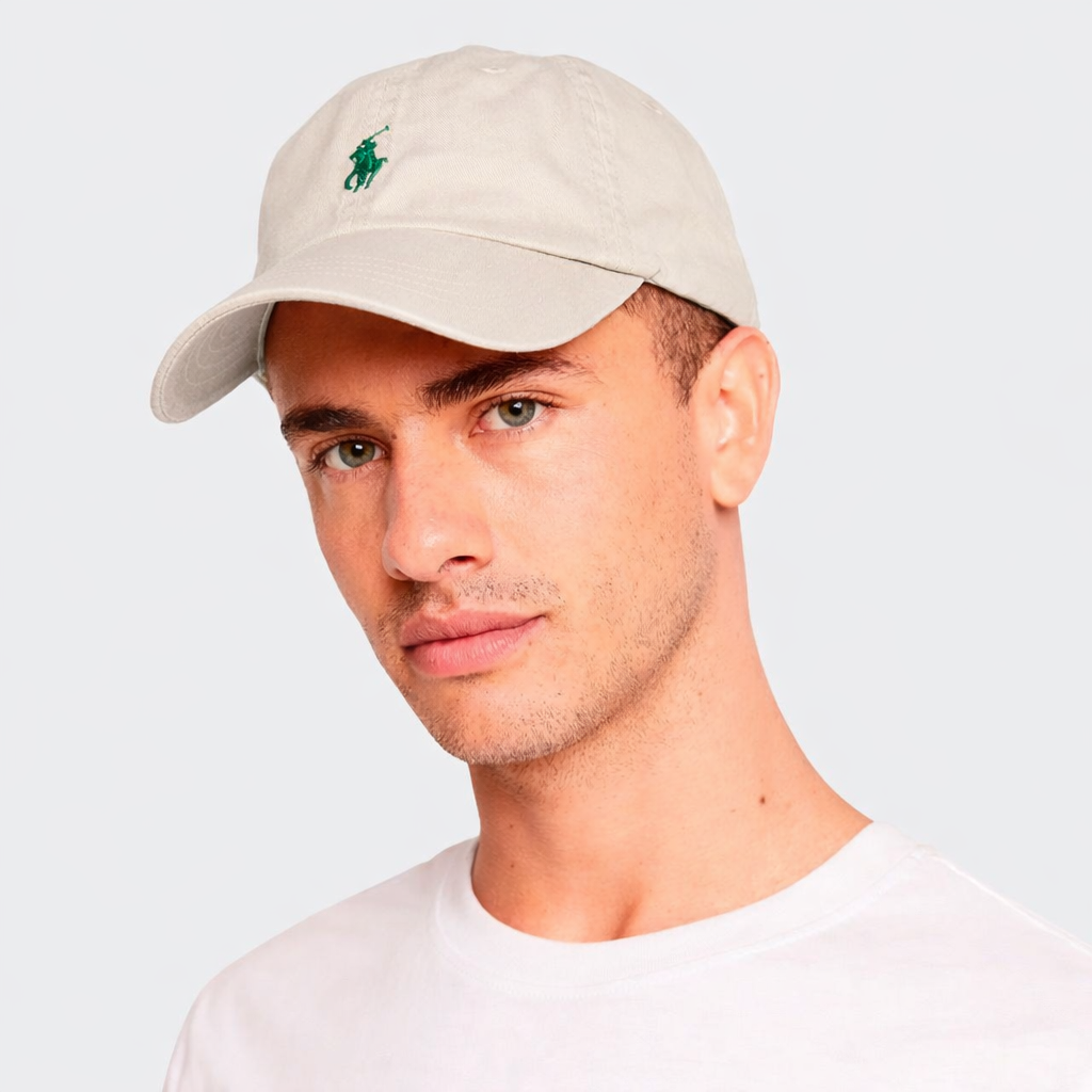 RL Classic Cap - Grau Kleines Pony Grün