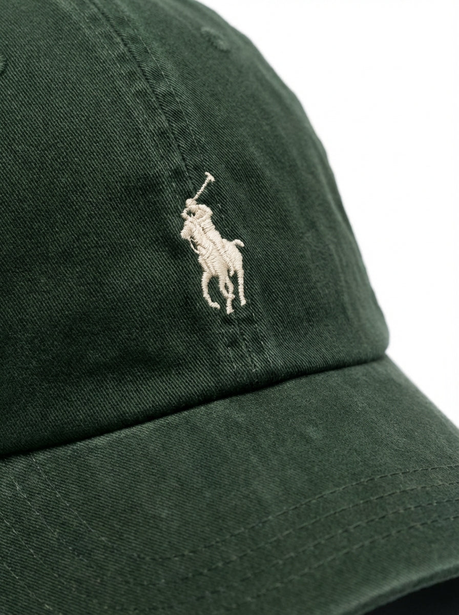 RL Classic Cap - Armeegrün Kleines Pony Creme