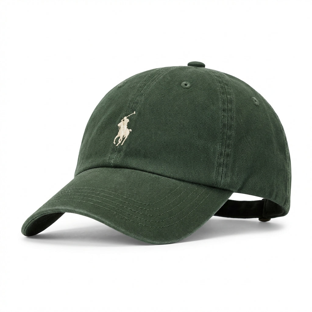 RL Classic Cap - Armeegrün Kleines Pony Creme