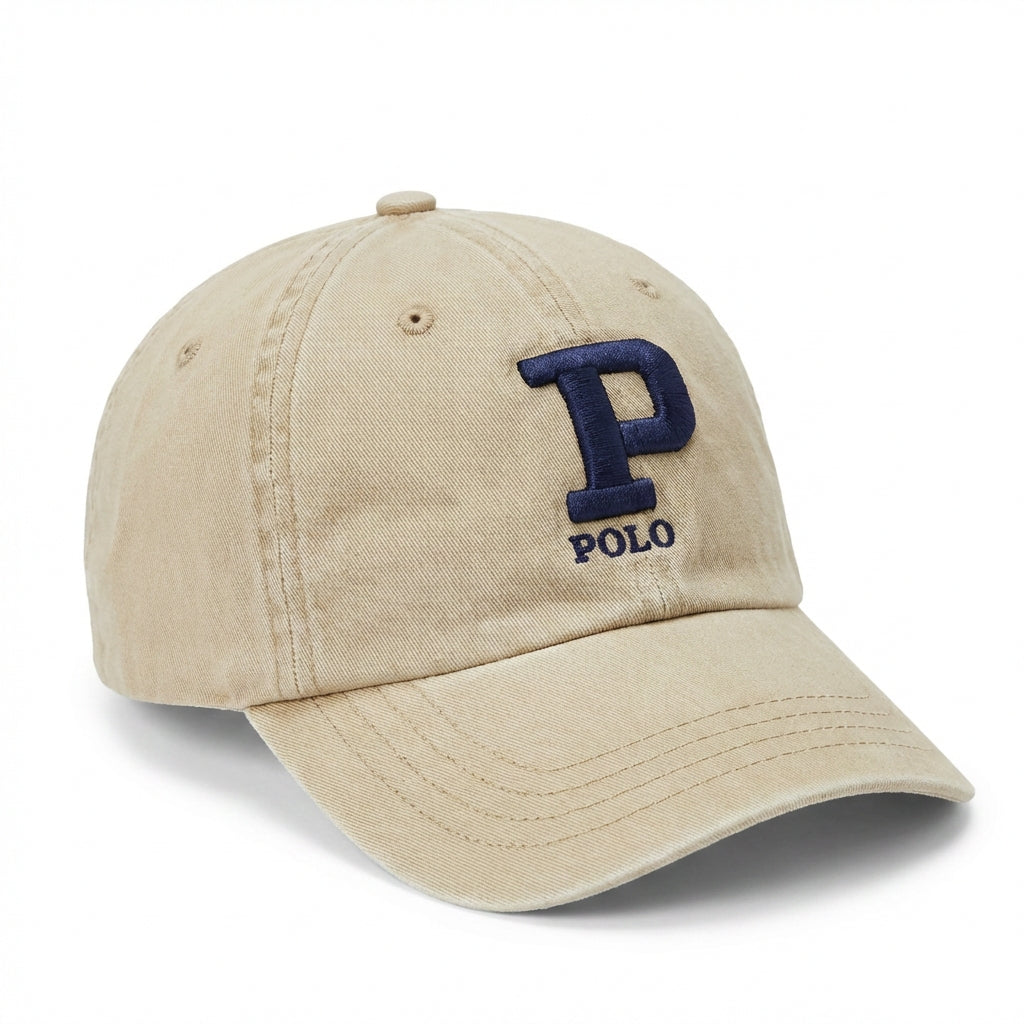 RL Letter Cap - Creme