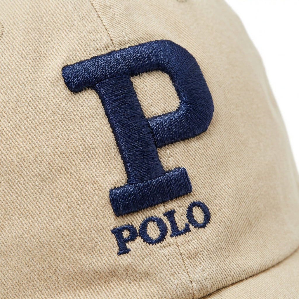 RL Letter Cap - Creme