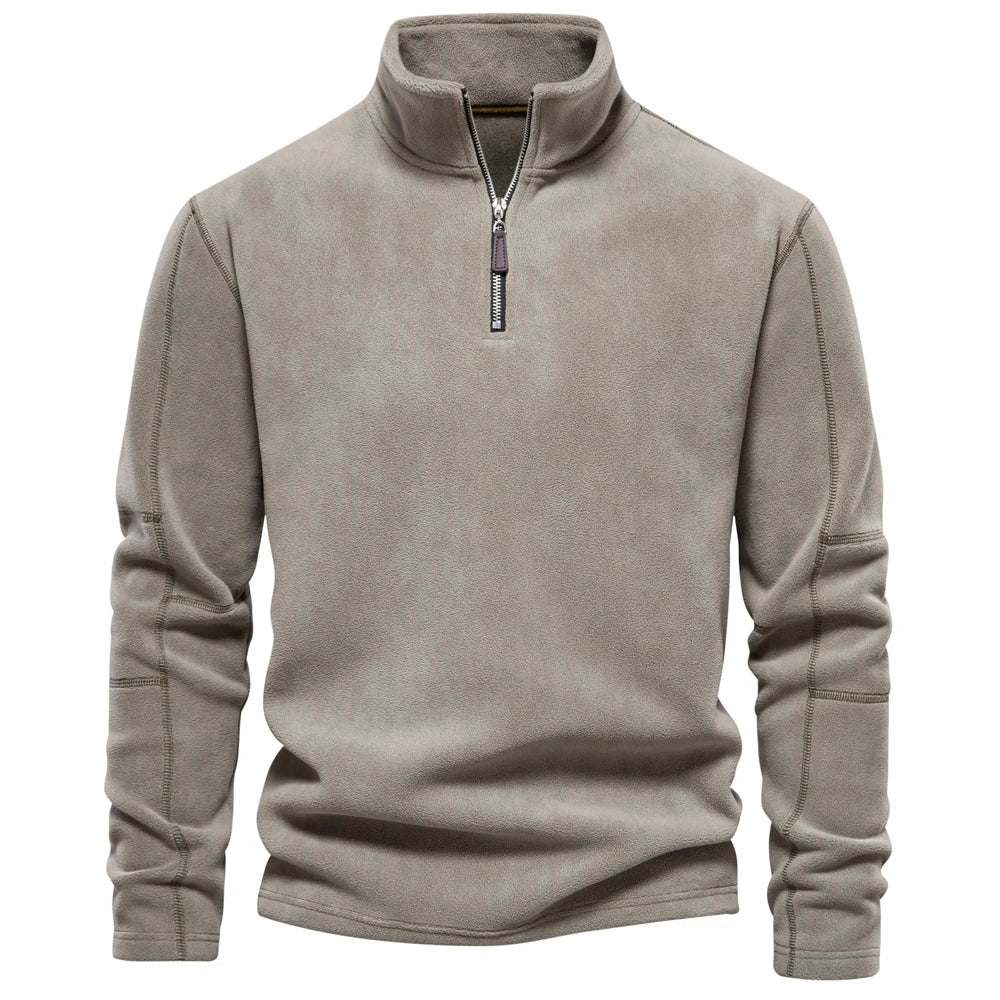 Herrenpullover Quarter-Zip Veron