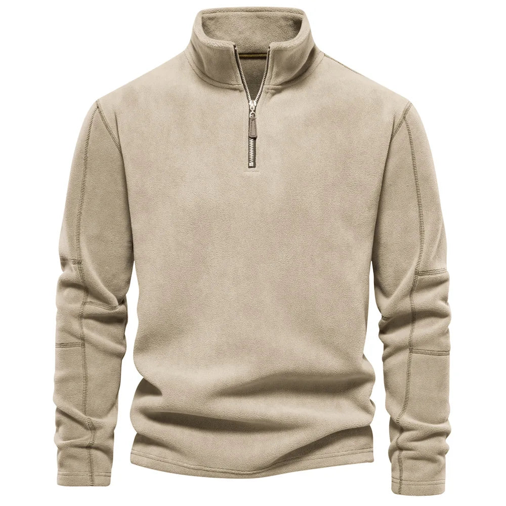 Herrenpullover Quarter-Zip Veron