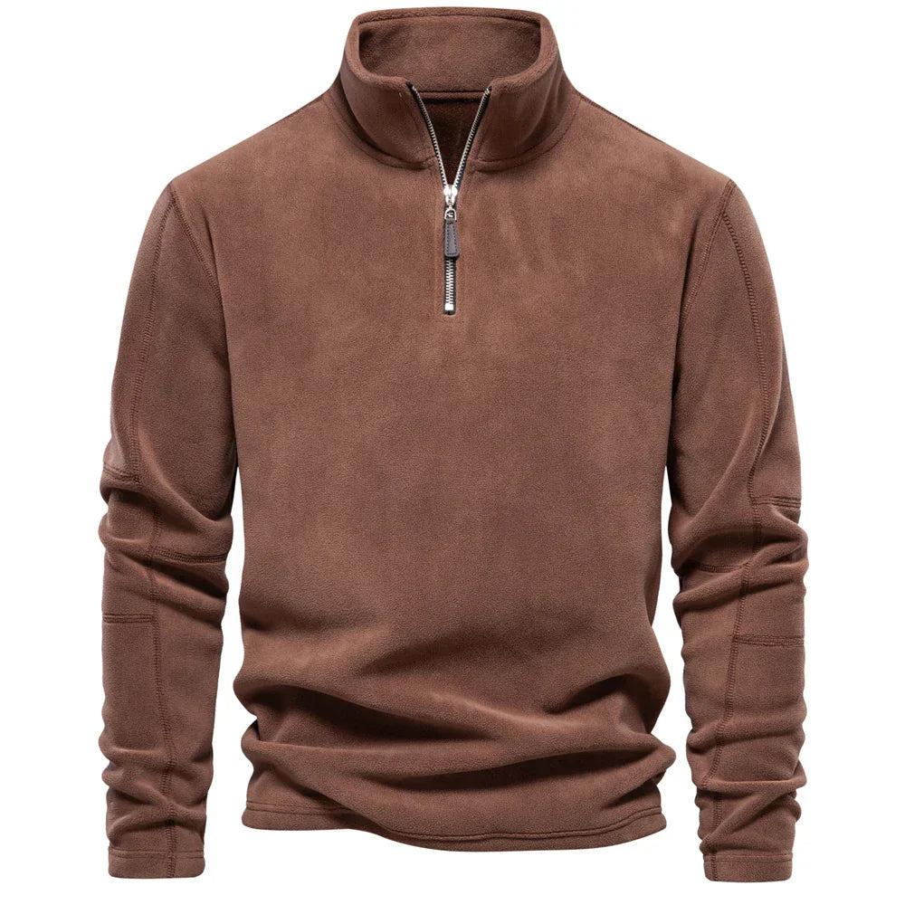 Herrenpullover Quarter-Zip Veron
