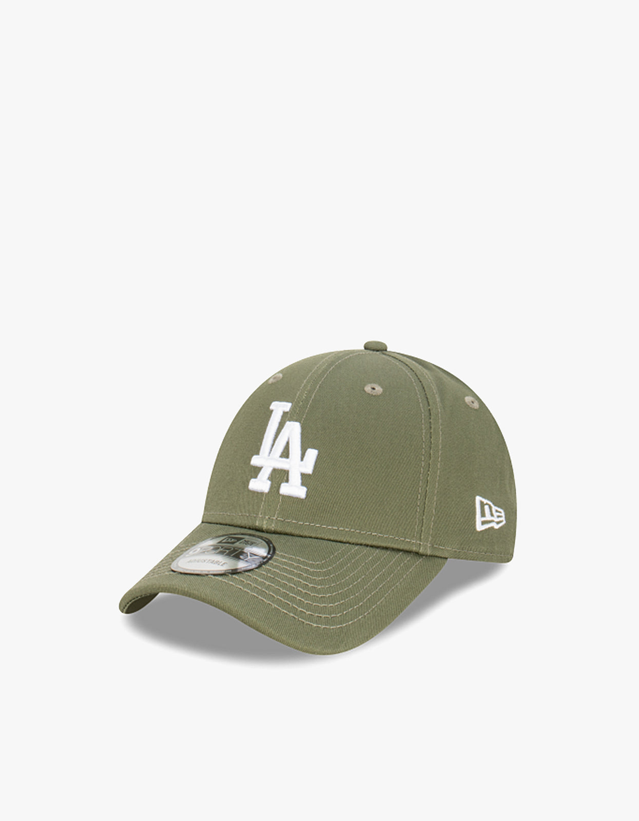 LA Dodgers 9FORTY Strapback Cap - Neu Oliv/Weiß