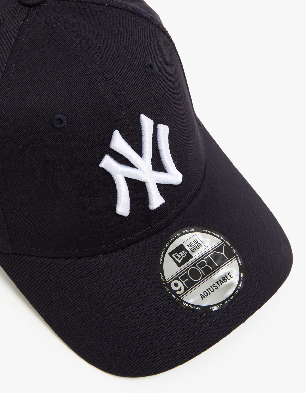 NY Yankees 9FORTY Strapback Cap - Marineblau/Weiß