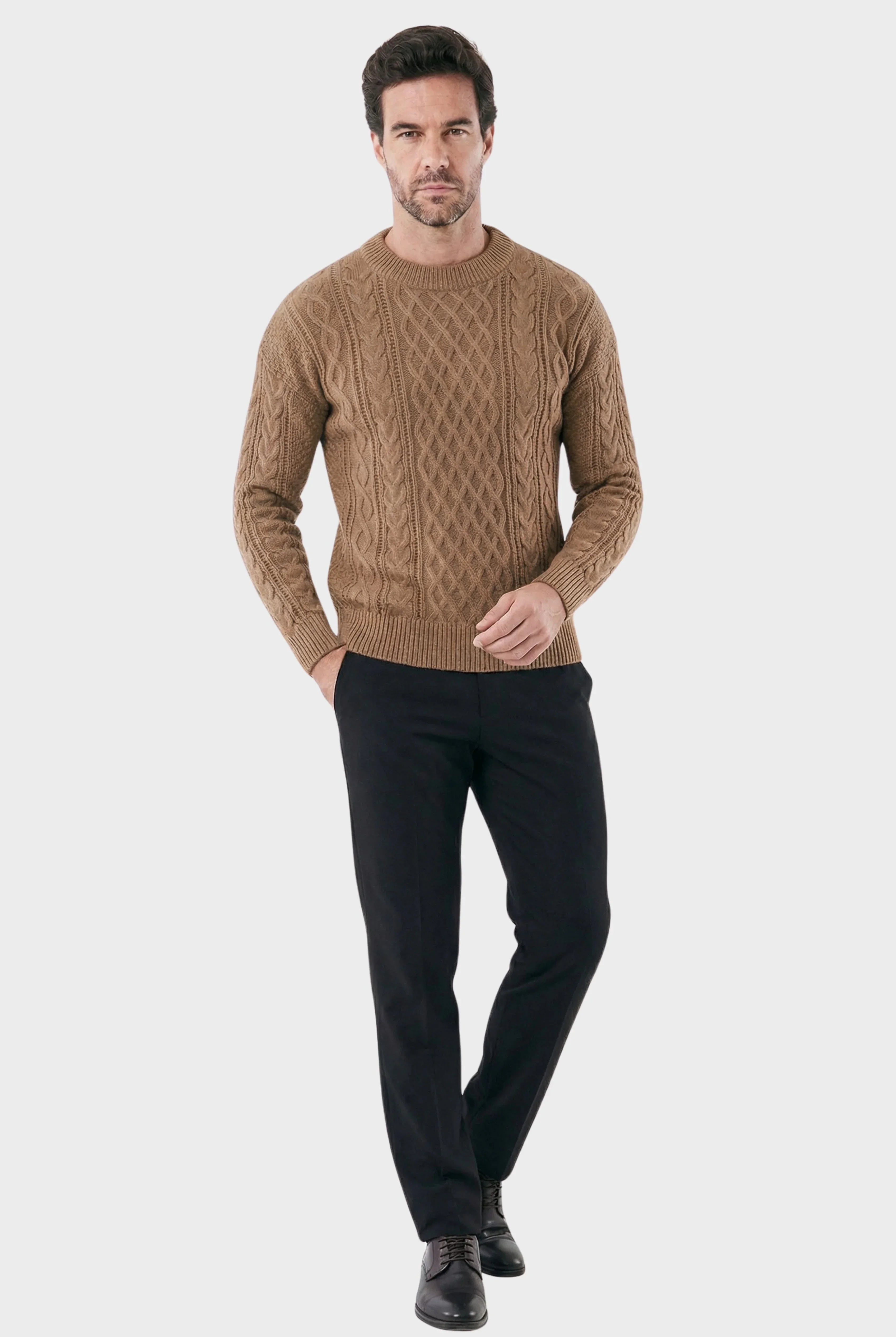 Herrenpullover Noir aus Wolle