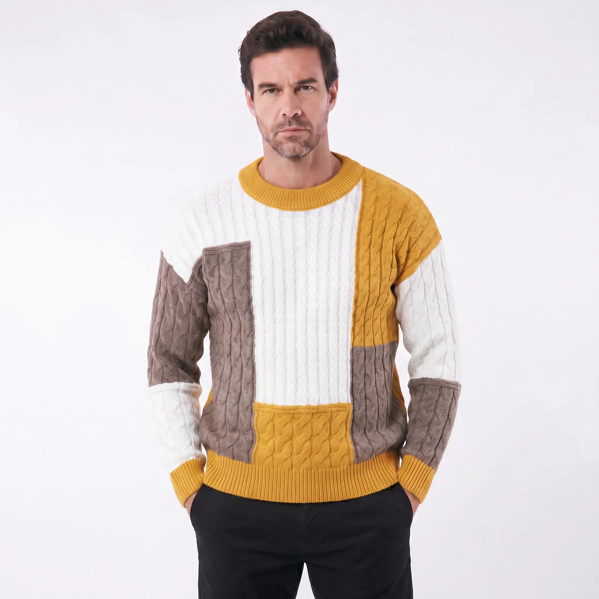 Herren Casual Pullover aus leichtem Strick