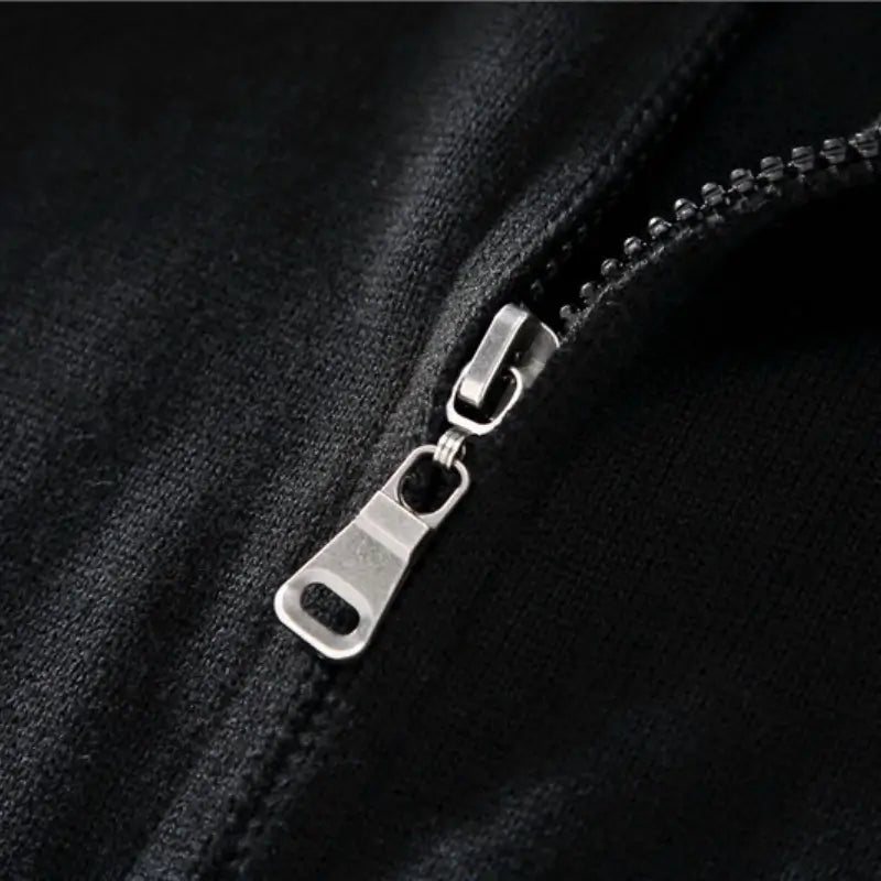 Herren Full-Zip Pullover mit Stehkragen