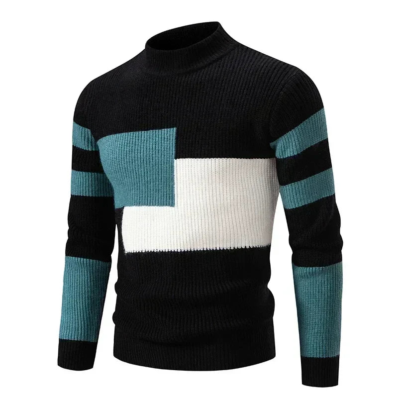 Herren Pullover aus geripptem Strick